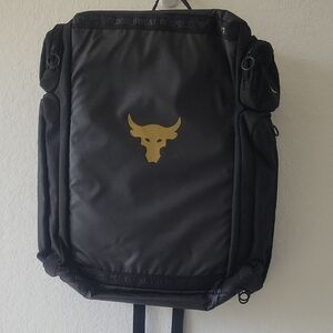 UA Project Rock Backpack/duffle Black